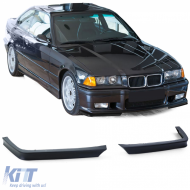 image-10-GT Evo Spoiler-Ecken-SET mit schwarzen Flaps, Spoilerlippe geeignet für BMW E36 90-98 M3