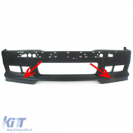 GT Evo Spoiler-Ecken-SET mit schwarzen Flaps, Spoilerlippe geeignet für BMW E36 90-98 M3-image-6190549