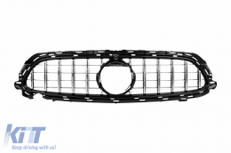 GT type chrome grille suitable for Mercedes E-Class W213 sedan, S213 wagon, C238 coupe, A238 convertible 2020-2023 - ABMEGR6007777