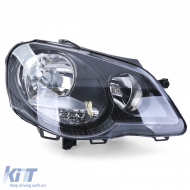 GTI Cup Headlight Black Right fits for VW Polo 9N3 2005-2009 - ODHV6025337