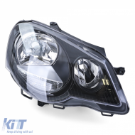 GTI Cup Headlight Black Right fits for VW Polo 9N3 2005-2009-image-6257964