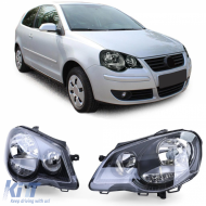 GTI Cup Headlight Set Right Left fits VW Polo 9N3 2005-2009