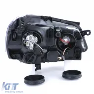 GTI Cup Scheinwerfer Schwarz Links geeignet für VW Polo 9N3 2005-2009-image-6257859