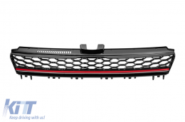 GTi grille suitable for VW Golf VII 2012-2017 for GTi bumper, without emblem opening