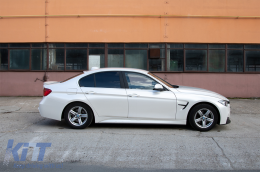Guardabarros delanteros para BMW Serie 3 F30 F31 2011+ Sedan Touring M3 Look Negro-image-6070038