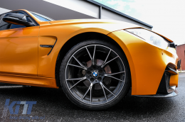Guardabarros delanteros para BMW Serie 3 F30 F31 2011+ Sedan Touring M3 Look Negro-image-6070163