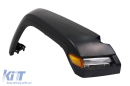 Guardabarros LED DRL Dynamic para Jeep Wrangler Rubicon JK 07-17 JL 18+ Look-image-6060606