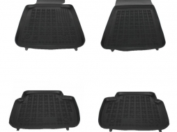image-40-Guma podna prostirka crna pogodna za BMW serije 3 E46 E90 E91 Sedan Touring