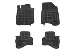 image-7-Guma podna prostirka crna pogodna za Citroen C1 I Facelift (2008-2014) Peugeot 107 (2005-2014) Toyota Aygo I (2005-2014)