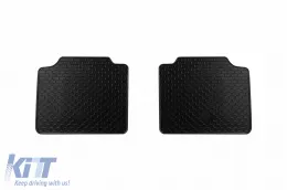 Gumarny Zubri gumiszőnyeg Toyota bZ4X, Subaru Solterra 2022-tő, 4 részes szett, fekete-image-6232056