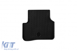 Gumarny Zubri gumiszőnyeg Volkswagen Passat B6, B7 2005-2014, CC 2008-2017, Alltrack 2012-tő, kerek rögzítővel, 4 részes szett, fekete-image-6254139