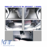 image-56-Gumi autószőnyeg szett Hyundai Santa Fe 2006-2012, 5 részes
