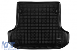 image-12-Gummi-Kofferraummatte Schwarz für Dacia Logan II MCV 2013-2020 Geruchlos Erhöhte Kante