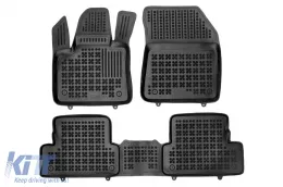 image-11-Gummibodenmatte Schwarz für Opel Grandland X 2017+ Geruchlos Erhöhte Kante