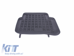 Gummifußmatte Schwarz für Mercedes E-Klasse W213 Limousine 16+ Geruchlos 3cm Rand-image-5999787