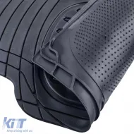 Gummifußmatten-Set schwarz universell geeignet für Autos und Vans-image-6197860