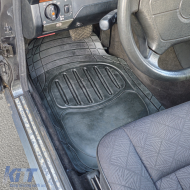 Gummifußmatten-Set schwarz universell geeignet für Autos und Vans-image-6197863