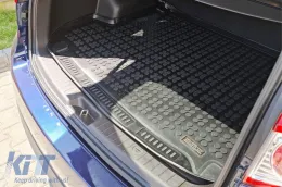 Gummimatte für den Kofferraum, geeignet für Hyundai Santa Fe 2006-2012 mit 5 Sitzen-image-6217396