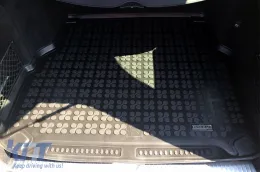 Gummimatte für den Kofferraum, geeignet für Mercedes C-Klasse W204 Kombi 2007-2014-image-6217728