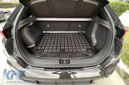 Gummimatte für den Kofferraum von Rezaw-Plast geeignet für Hyundai Kona Hybrid HeV 2017-2023 Version mit Subwoofer, Kona Electric 2018-2023 Version mit Subwoofer, Version ohne verstellbaren Kofferraum-image-6217470
