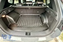 Gummimatte für den Kofferraum von Rezaw-Plast geeignet für Hyundai Tucson nach 2020, mit dem Kofferraumboden in der oberen Position, mit Surround-Soundsystem Krell-image-6217534