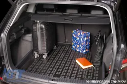 Gummimatte für den Kofferraum von Rezaw-Plast geeignet für Opel Corsa D 2006-2014 mit dem Kofferraumboden in der oberen Position-image-6218015
