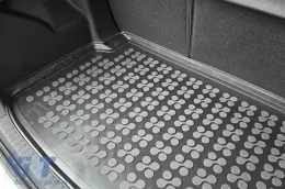 Gummimatte für den Kofferraum von Rezaw-Plast geeignet für Toyota Yaris Hybrid nach 2023, mit dem Kofferraumboden in der oberen Position, 1 Stück, schwarz-image-6218957