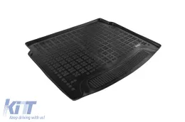 Gummimatte für den Kofferraum von Rezaw-Plast geeignet für Mazda CX-60 nach 2022 PHeV, MHeV, AWD, RWD, Version mit verstellbarem Kofferraumboden, mit Werkzeugen-image-6219787