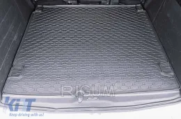 Gummimatte für den Kofferraum von Rigum geeignet für Citroën Berlingo, Peugeot Partner mit 5 Sitzen nach 2008-image-6224749