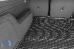 Gummimatte für den Kofferraum von Rigum geeignet für Volkswagen Sharan 5 Sitze, Seat Alhambra 5 Sitze nach 2010, Alhambra 7 Sitze nach 2010 mit umgeklapptem 3. Sitzreihe-image-6225952