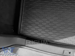 Gummimatte für den Kofferraum von Rigum geeignet für Volkswagen Golf 5 Kombi 2003-2008, Golf 6 Kombi 2008-2013, schwarz-image-6225961