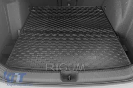 Gummimatte für den Kofferraum von Rigum geeignet für Volkswagen Golf 8 Kombi, Kombi e-TSI, Kombi TGI nach 2021 mit dem Kofferraumboden in der oberen Position-image-6225977