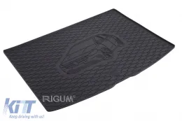 image-47-Gummimatte für den Kofferraum von Rigum geeignet für Mercedes B-Klasse W247 nach 2019, mit Fahrzeug-Silhouette-Logo, schwarz