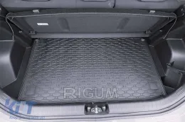 Gummimatte für den Kofferraum von Rigum geeignet für Hyundai i20 Hatchback nach 2020, mit dem Kofferraumboden in der oberen Position-image-6243348