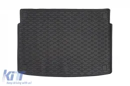 image-59-Gummimatte für den Kofferraum von Rigum geeignet für Hyundai Kona nach 2017, mit dem Kofferraumboden in der unteren Position