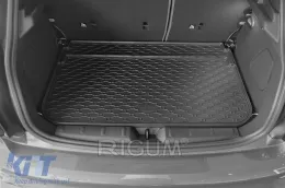 Gummimatte für den Kofferraum von Rigum geeignet für Mini Cooper F55, F56 mit 3 oder 5 Türen nach 2013 mit dem Kofferraumboden in der unteren oder oberen Position-image-6243480
