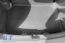 Gummimatte für den Kofferraum von Rigum geeignet für Toyota Yaris, Yaris Hybrid nach 2020, Mazda 2 Hybrid nach 2022, schwarz-image-6243779