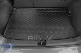 Gummimatte für den Kofferraum von Rigum geeignet für Volkswagen T-Cross nach 2019 mit dem Kofferraumboden in der oberen oder unteren Position-image-6243838