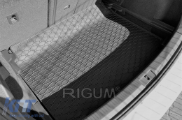 Gummimatte für den Kofferraum von Rigum geeignet für Volkswagen Golf 7 Kombi 2012-2019 mit dem Kofferraumboden in der unteren Position-image-6243870