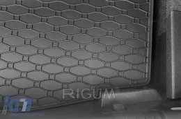 Gummimatte für den Kofferraum von Rigum geeignet für Volkswagen Golf 7 Kombi 2012-2019 mit dem Kofferraumboden in der unteren Position-image-6243871