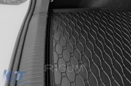 Gummimatte für den Kofferraum von Rigum geeignet für Volkswagen Golf Sportsvan 2014-2020 mit dem Kofferraumboden in der oberen Position-image-6243889