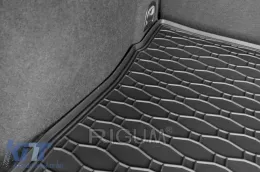 Gummimatte für den Kofferraum von Rigum geeignet für Volkswagen Golf Sportsvan 2014-2020 mit dem Kofferraumboden in der oberen Position-image-6243890
