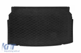 image-67-Gummimatte für den Kofferraum von Rigum geeignet für Volkswagen Polo Hatchback nach 2017 mit dem Kofferraumboden in der oberen oder unteren Position