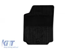 Gummimatten Gumarny Zubri geeignet für Audi 100, A6 1991-1997, 4-teiliges Set, schwarze Farbe-image-6252678