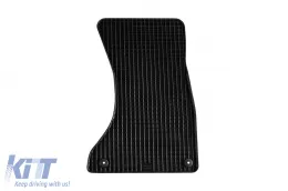 Gummimatten Gumarny Zubri geeignet für Audi A4 Limousine, Kombi 2007-2015, A5 Sportback 2009-2016, 4-teiliges Set, schwarze Farbe-image-6254144