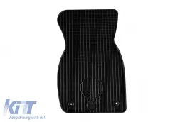 Gummimatten Gumarny Zubri geeignet für Audi A6 Limousine, Kombi 1997-2003, 4-teiliges Set, schwarze Farbe-image-6251106