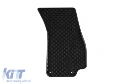 Gummimatten Gumarny Zubri geeignet für Audi A8 D5, A8 D5 Hybrid nach 2018, Kurzradstand, 4-teiliges Set, schwarze Farbe-image-6252466