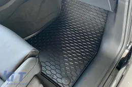 Gummimatten Gumarny Zubri geeignet für Audi Q5, Hybrid nach 2017, 4-teiliges Set, schwarze Farbe-image-6254448