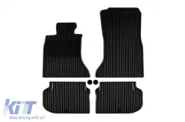 image-37-Gummimatten Gumarny Zubri geeignet für BMW 5er Reihe F10 Limousine, F11 Kombi 2010-2017, 4-teiliges Set, schwarze Farbe
