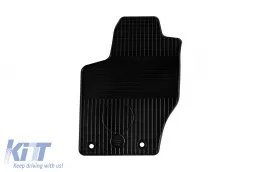 Gummimatten Gumarny Zubri geeignet für Citroen C4 2004-2010, Peugeot 307 2001-2007, 4-teiliges Set, schwarze Farbe-image-6251230
